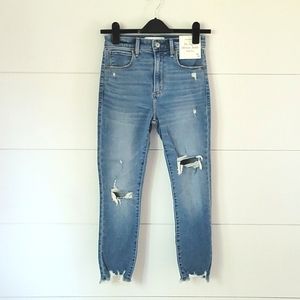 Abercrombie & Fitch High Rise Skinny Ankle Jeans